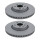 2 Brake Discs vented Ø 316 mm TRISCAN suitable for e.g. VOLVO V70