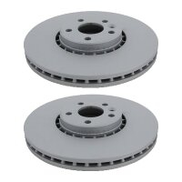 2 Brake Discs vented Ø 328 mm TRISCAN suitable for...