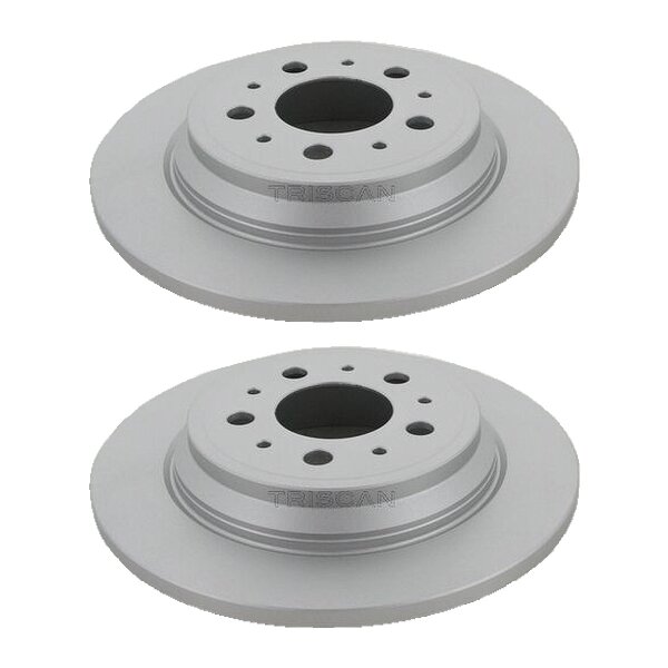 2 Bremsscheiben voll Ø 288 mm TRISCAN Bremsen-Expertise für u.a. VOLVO V70