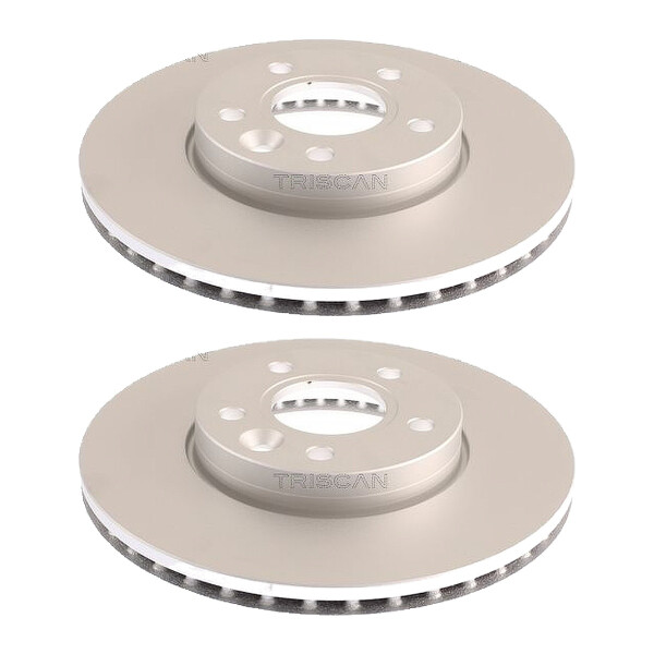 2 Bremsscheiben belüftet Ø 278 mm TRISCAN passend für u.a. VOLVO V40