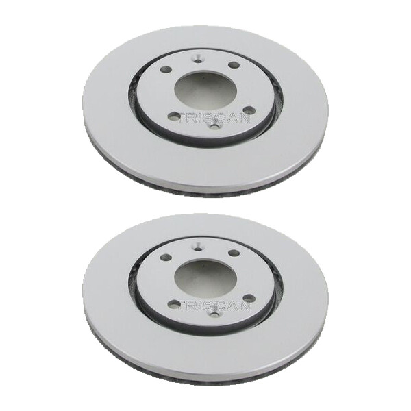 2 Bremsscheiben belüftet Ø 260 mm TRISCAN passend für u.a. PEUGEOT 406