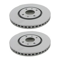 2 Brake Discs vented Ø 283 mm TRISCAN suitable for...