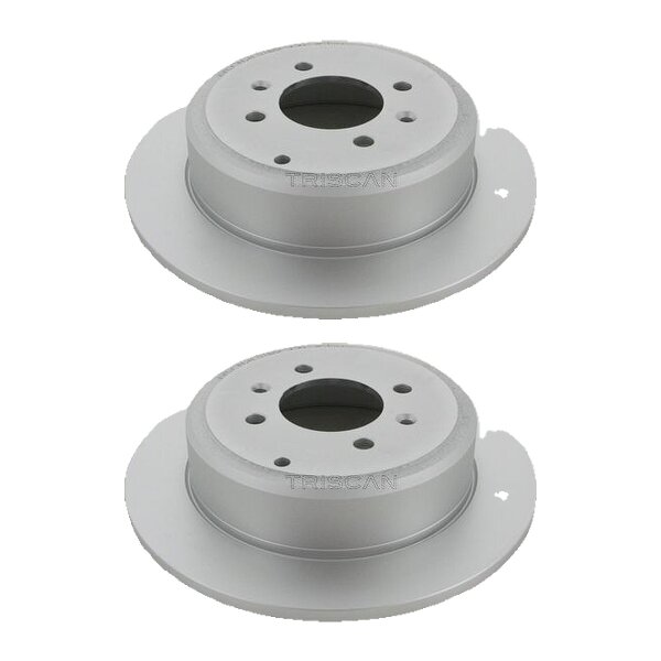 2 Bremsscheiben voll Ø 290 mm TRISCAN Bremsen-Expertise für u.a. PEUGEOT 406