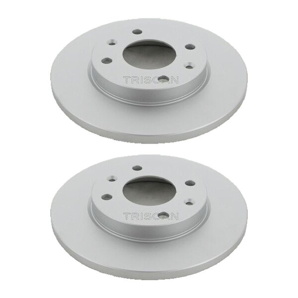 2 Bremsscheiben voll Ø 247 mm TRISCAN Bremsen-Expertise für u.a. PEUGEOT 206+