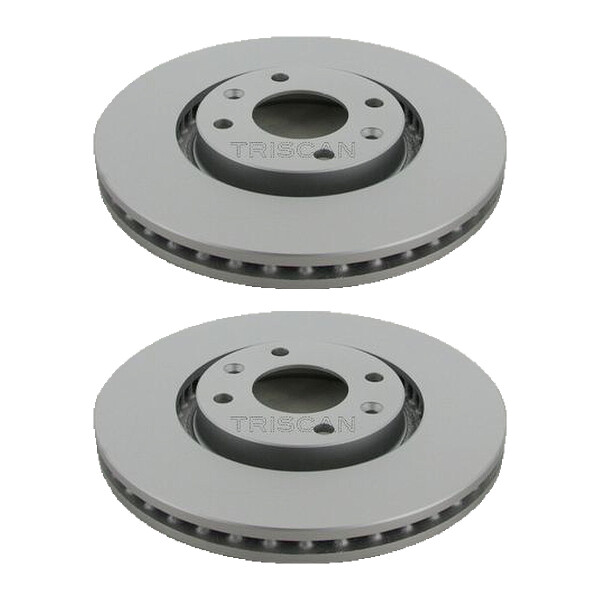 2 Bremsscheiben belüftet Ø 283 mm TRISCAN für u.a. PEUGEOT PARTNER