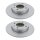 2 Brake Discs full Ø 247 mm TRISCAN Brake-Expertise for CITROËN C4 and others
