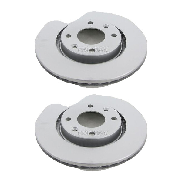 2 Bremsscheiben belüftet Ø 266 mm TRISCAN passend für u.a. PEUGEOT 208