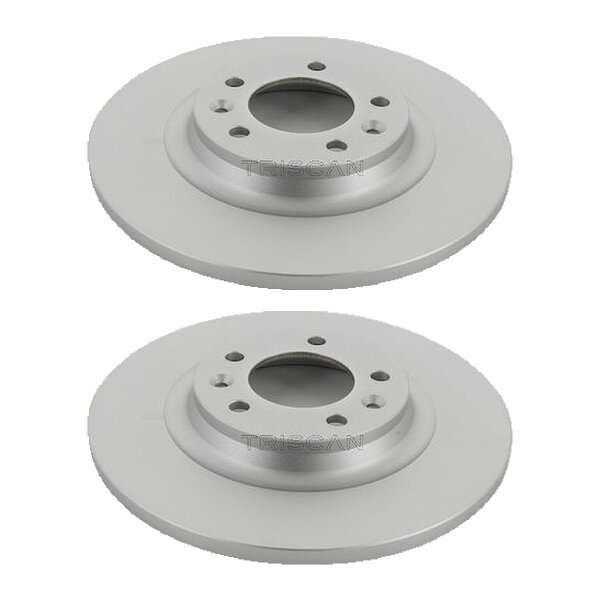 2 Bremsscheiben voll Ø 290 mm TRISCAN Bremsen-Expertise für u.a. CITROËN C5