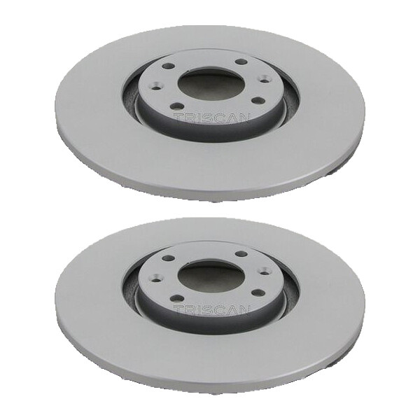 2 Bremsscheiben belüftet Ø 302 mm TRISCAN passend für u.a. PEUGEOT 208