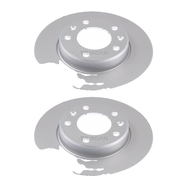 2 Bremsscheiben voll Ø 249 mm TRISCAN Bremsen-Expertise für u.a. PEUGEOT 308