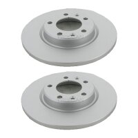 2 Bremsscheiben voll Ø 268 mm TRISCAN...