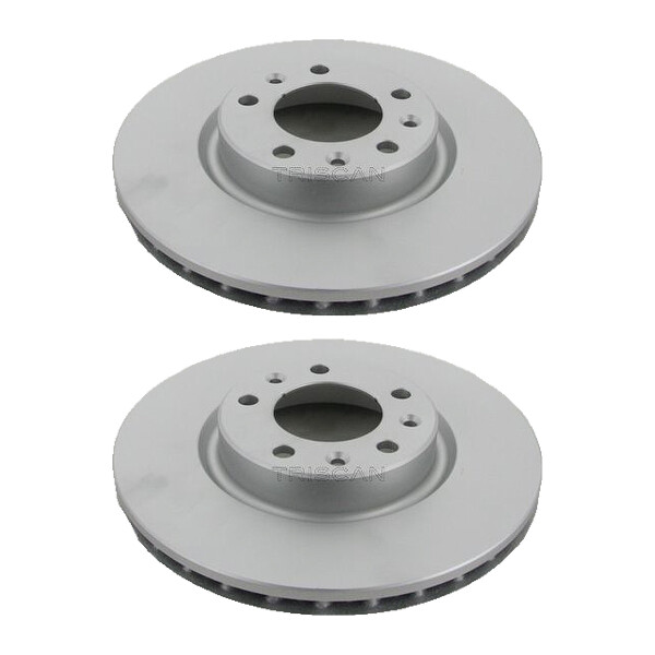 2 Brake Discs vented Ø 283 mm TRISCAN suitable for e.g. PEUGEOT 308