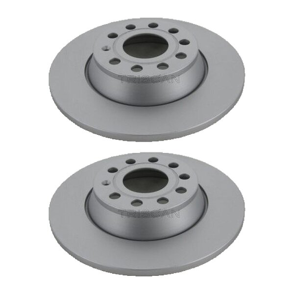 2 Bremsscheiben voll Ø 282 mm TRISCAN Bremsen-Expertise für u.a. VW PASSAT