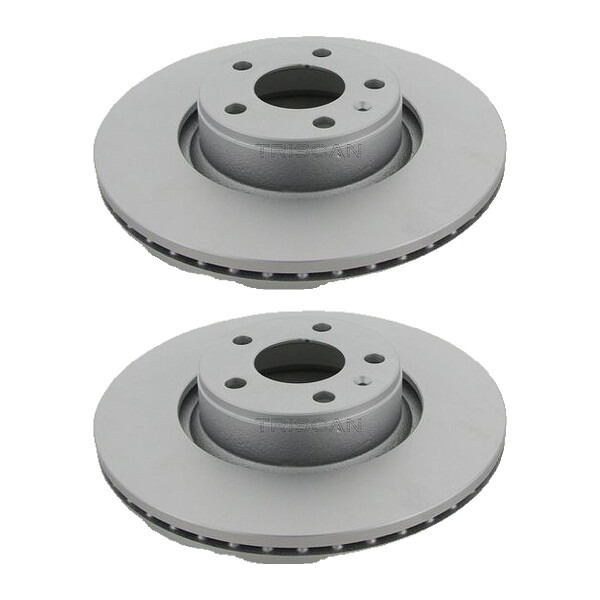 2 Brake Discs vented Ø 314 mm TRISCAN Brake-Expertise for AUDI A6 and others