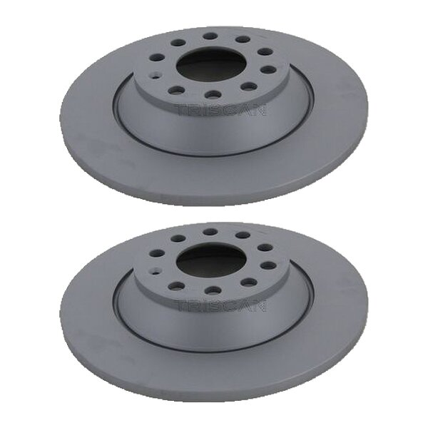 2 Bremsscheiben voll Ø 302 mm TRISCAN Bremsen-Expertise für u.a. AUDI A6