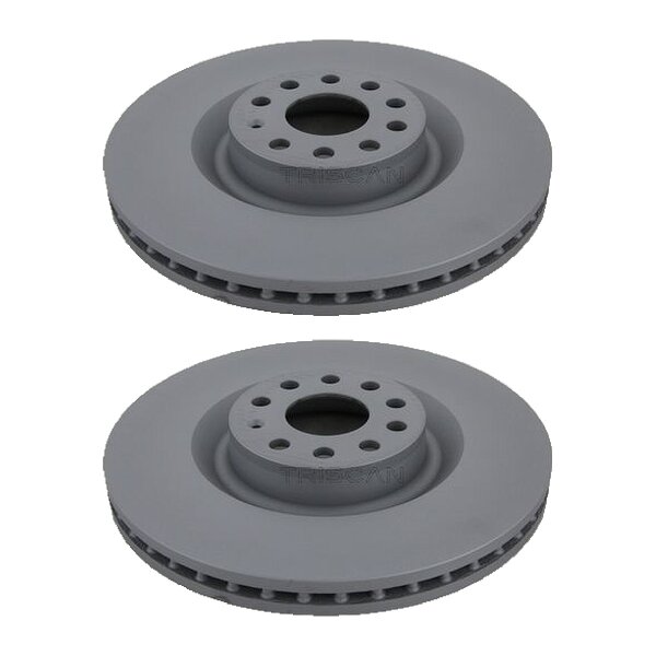 2 Bremsscheiben belüftet Ø 345 mm TRISCAN Bremsen-Expertise für u.a. AUDI A3