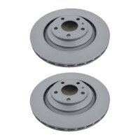 2 Brake Discs vented Ø 330 mm TRISCAN...