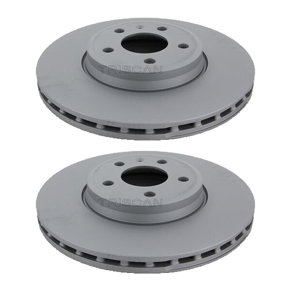 2 Brake Discs vented Ø 314 mm TRISCAN Brake-Expertise for AUDI A5 and others