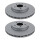 2 Brake Discs vented Ø 314 mm TRISCAN Brake-Expertise for AUDI A5 and others