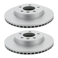 2 Brake Discs vented Ø 303 mm TRISCAN suitable for...