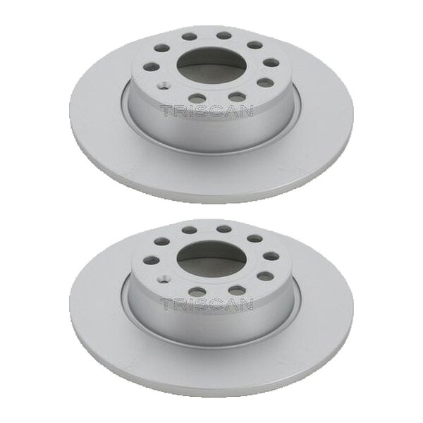 2 Bremsscheiben voll Ø 272 mm TRISCAN Bremsen-Expertise für u.a. SEAT LEON