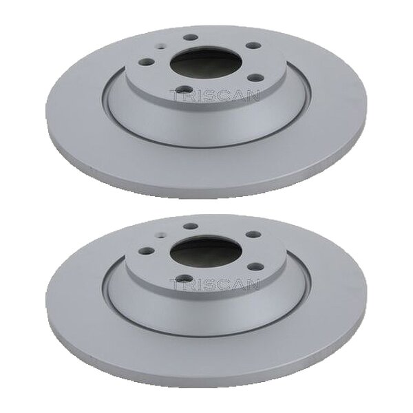 2 Bremsscheiben voll Ø 302 mm TRISCAN Bremsen-Expertise für AUDI A6