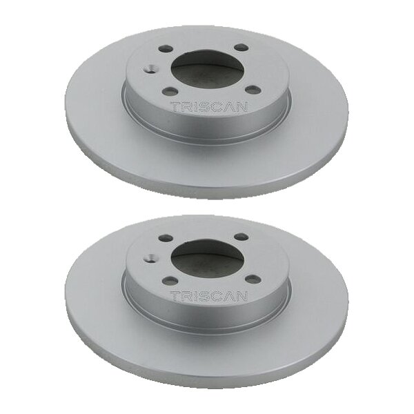 2 Bremsscheiben voll Ø 256 mm TRISCAN Bremsen-Expertise für u.a. VW PASSAT