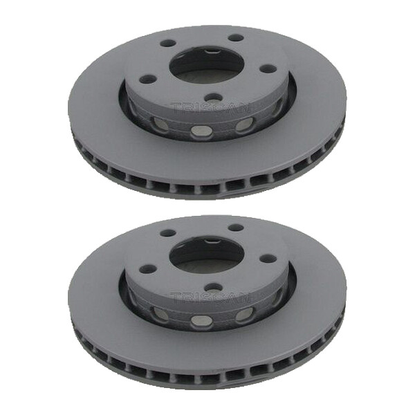 2 Bremsscheiben belüftet Ø 256 mm TRISCAN Bremsen-Expertise für u.a. AUDI A4
