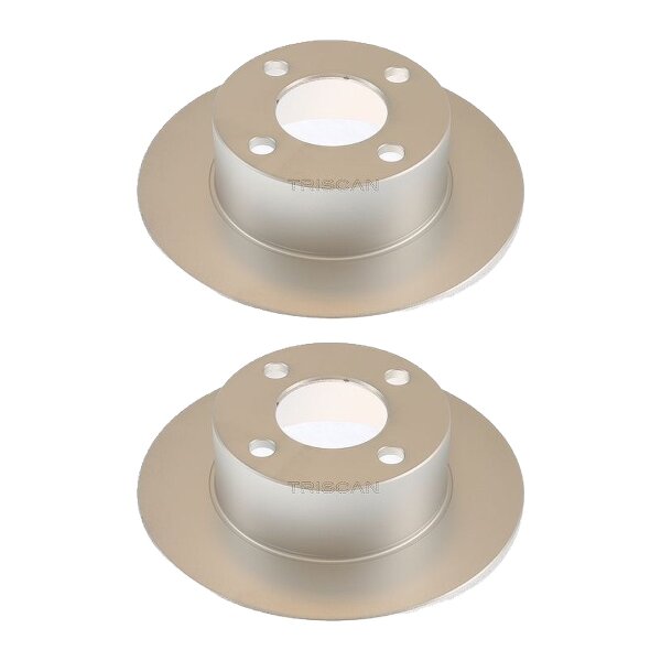 2 Brake Discs full Ø 245 mm TRISCAN Brake-Expertise for e.g. AUDI 100