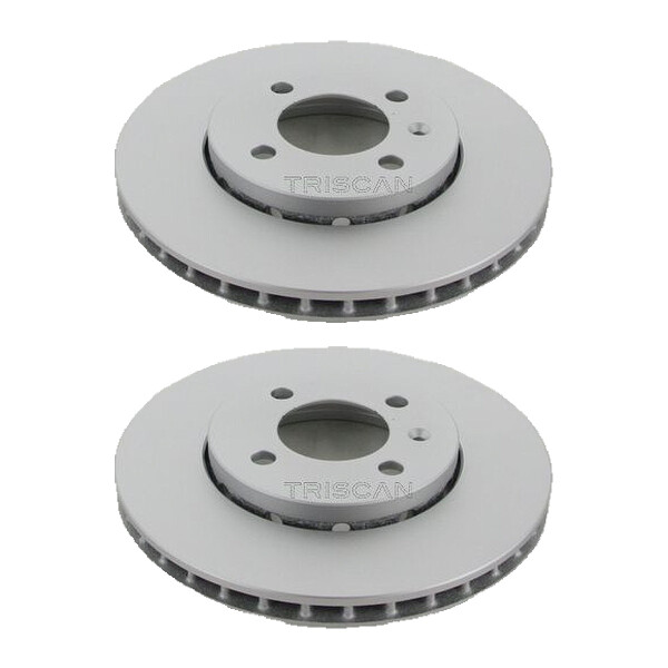 2 Bremsscheiben belüftet Ø 256 mm TRISCAN Bremsen-Expertise für u.a. VW UP!