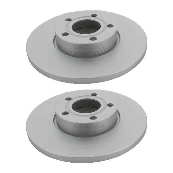 2 Bremsscheiben voll Ø 288 mm TRISCAN Bremsen-Expertise für u.a. AUDI A6