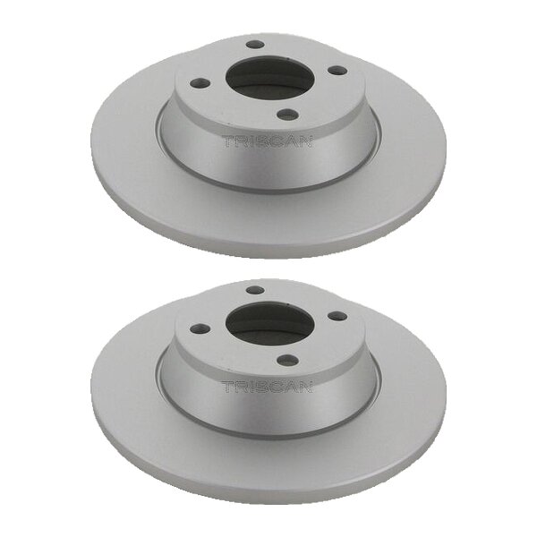 2 Bremsscheiben voll Ø 280 mm TRISCAN Bremsen-Expertise für u.a. AUDI 80