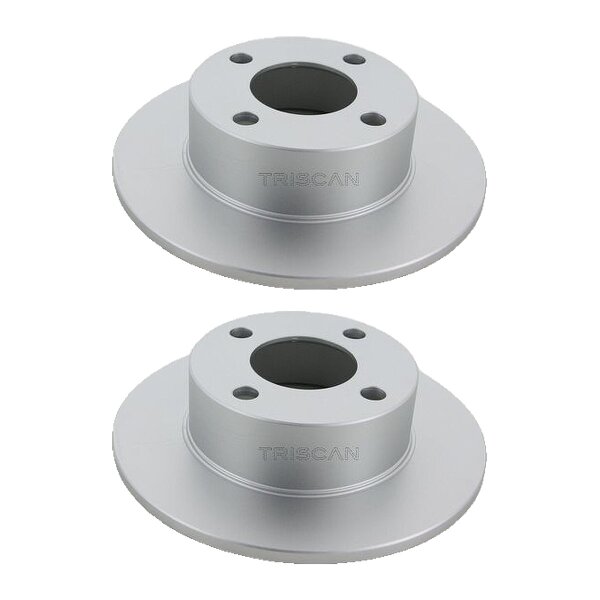 2 Bremsscheiben voll Ø 245 mm TRISCAN Bremsen-Expertise für u.a. AUDI COUPE