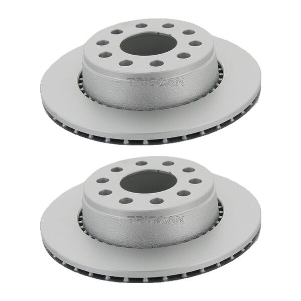 2 Bremsscheiben innenbelüftet Ø 269 mm TRISCAN für u.a. AUDI A6