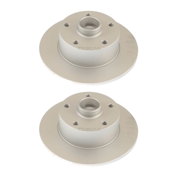 2 Bremsscheiben voll Ø 245 mm TRISCAN Bremsen-Expertise für u.a. AUDI A4
