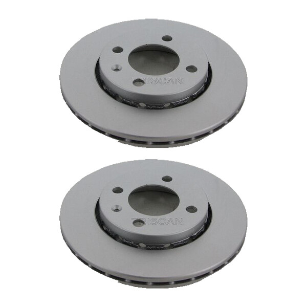 2 Bremsscheiben belüftet Ø 239 mm TRISCAN Bremsen-Expertise für u.a. VW POLO