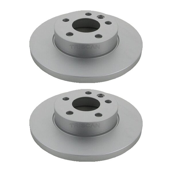 2 Brake Discs full Ø 282 mm TRISCAN suitable for e.g. VW TRANSPORTER