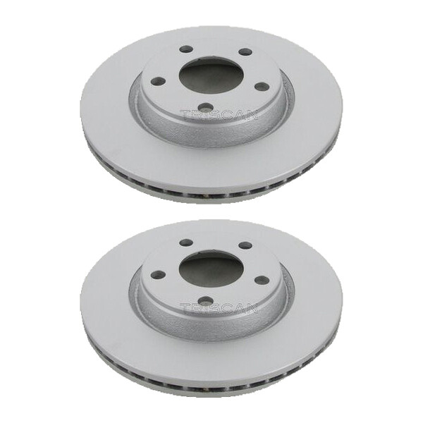 2 Bremsscheiben belüftet Ø 280 mm TRISCAN Bremsen-Expertise für u.a. AUDI A4