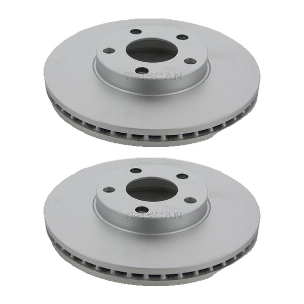 2 Brake Discs vented Ø 282 mm TRISCAN suitable for e.g. VW PASSAT