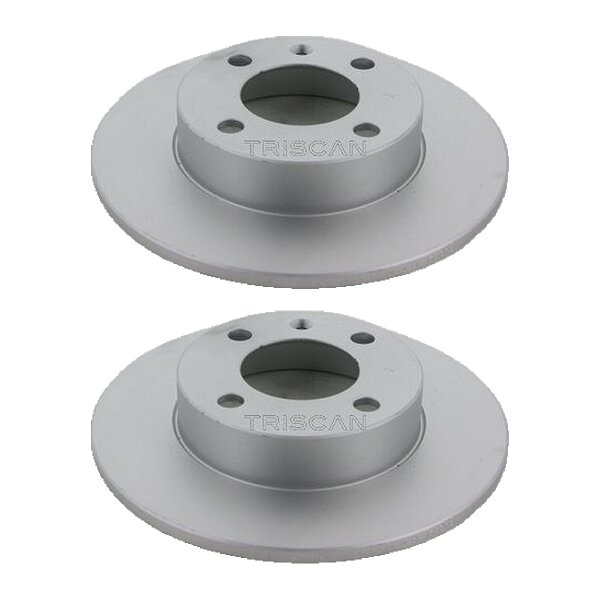 2 Bremsscheiben voll Ø 232 mm TRISCAN Bremsen-Expertise für u.a. SEAT IBIZA
