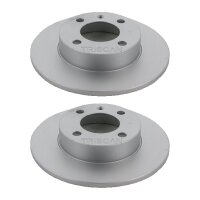 2 Bremsscheiben voll Ø 232 mm TRISCAN...