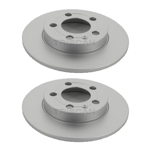 2 Bremsscheiben voll Ø 239 mm TRISCAN Bremsen-Expertise für u.a. VW BORA