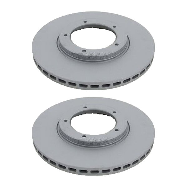 2 Brake Discs vented Ø 282 mm TRISCAN suitable for e.g. PORSCHE 911