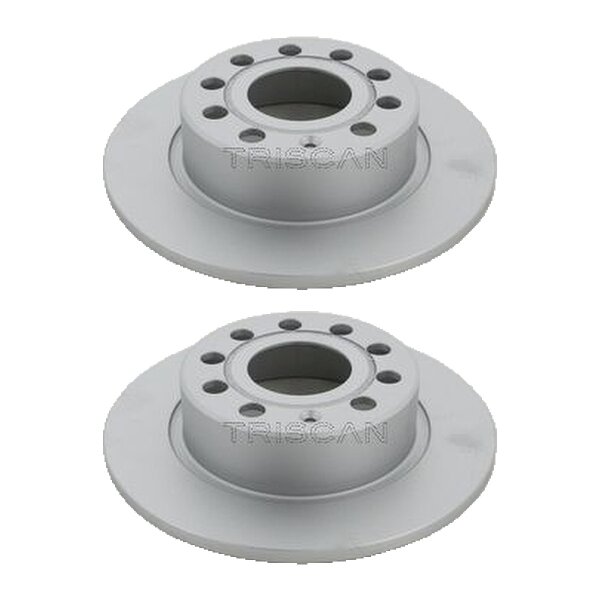 2 Bremsscheiben voll Ø 253 mm TRISCAN Bremsen-Expertise für u.a. SEAT LEON