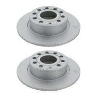 2 Bremsscheiben voll Ø 253 mm TRISCAN...