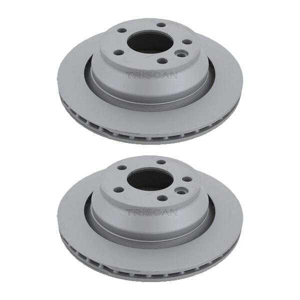 2 Brake Discs vented Ø 314 mm TRISCAN for e.g. VW TRANSPORTER