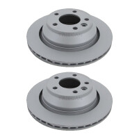 2 Brake Discs vented Ø 314 mm TRISCAN for e.g. VW...