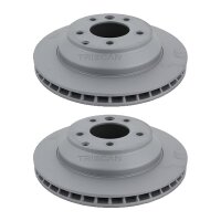 2 Brake Discs vented Ø 330 mm TRISCAN for PORSCHE...