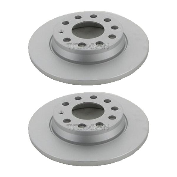 2 Bremsscheiben voll Ø 255 mm TRISCAN Bremsen-Expertise für u.a. AUDI A4