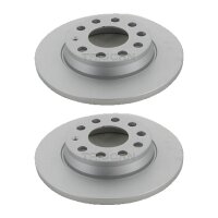 2 Bremsscheiben voll Ø 255 mm TRISCAN...